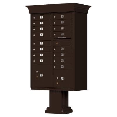USPS Approved 16 Door Apartment Cluster Mailbox for Sale